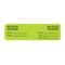 Nevs Hourly IV Tubing Label - I.V.Set 48 Hours Only 7/8"x3" Flr Chart w/Blk NTUBE-5324 - alternate 1